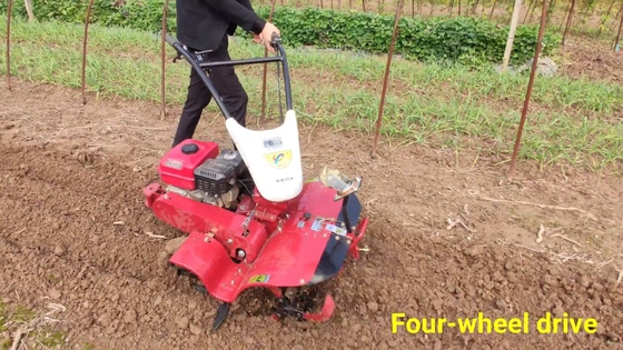 Vierwielaandrijving Orchard Management Tiller met handdruk en bandversnellingsbak