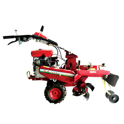 Verandering van versnellingsbakken Landbouwer Benzinemotor Handpush Mini Tiller Voor Graven