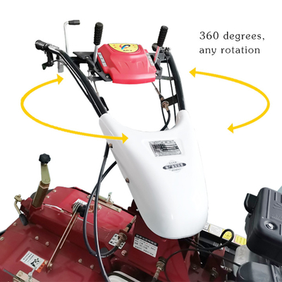 Vierwielaandrijving Landbouw hand Puah Diesel Mini Tiller Cultivator voor Orchard