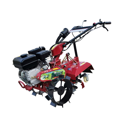Versnellingsbak met vierwielaandrijving Gasoline Mini Power Tiller voor Orchard op zijn best