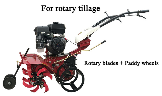 Landbouwer Multifunctionele mini-tiller voor roterende grondbewerking / onkruidplukken / graven / rimpelen