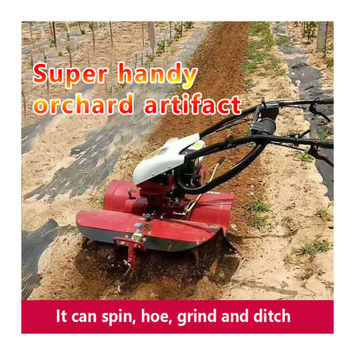 4WD Mini Power Tiller 7hp Kleine Rotary Weeding Cultivator voor nauwkeurige teelt