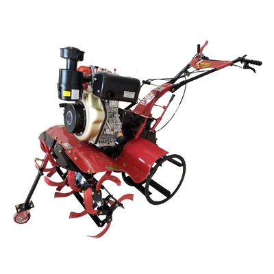 Landbouwcultivator met alle tandwieloverbrenging Onkruid wieden Roterende grondbewerking Mini-motorhelmstok