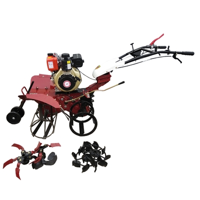 178F dieselmotor mini krachtteller cultivator voor de boerderij werkwijdte verstelbaar tot 85cm