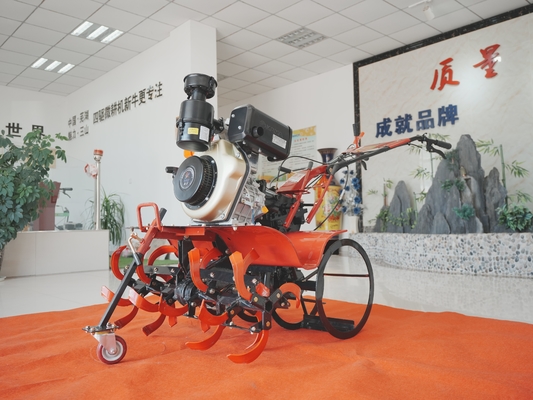 115 kg belasting vierwielaandrijving Mini Power Tiller Cultivator met all gear transmissie