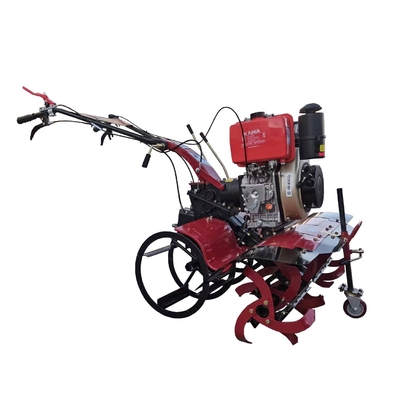 115 kg belasting vierwielaandrijving Mini Power Tiller Cultivator met all gear transmissie