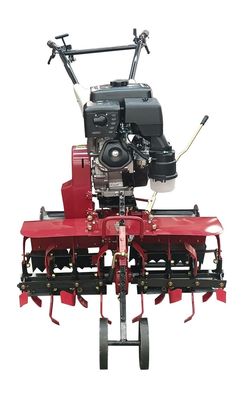 85 kg Economisch 170F Benzine motor Multifunctionele vierwielaandrijving Mini Power Tiller Cultivator voor de boerderij