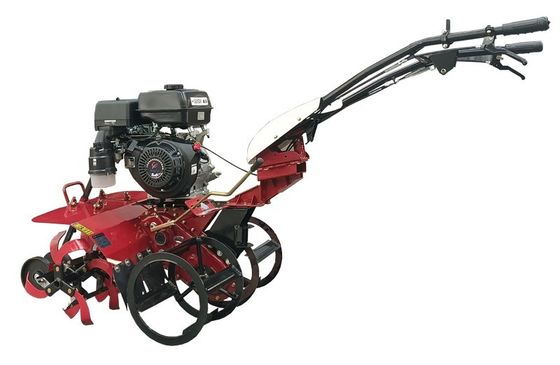 85 kg Economisch 170F Benzine motor Multifunctionele vierwielaandrijving Mini Power Tiller Cultivator voor de boerderij