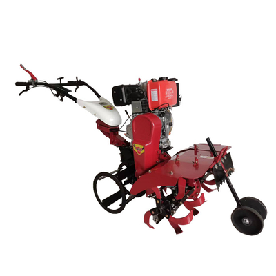 Economisch 186F Dieselmotor Vierwielaandrijving Cultivator voor multifunctionele landbouw