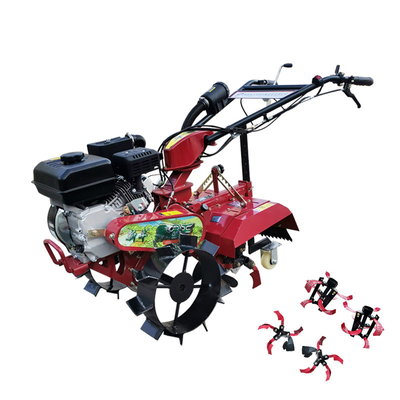Orchard kleine tractor tiller met benzine kracht type cultivator versnellingsbak