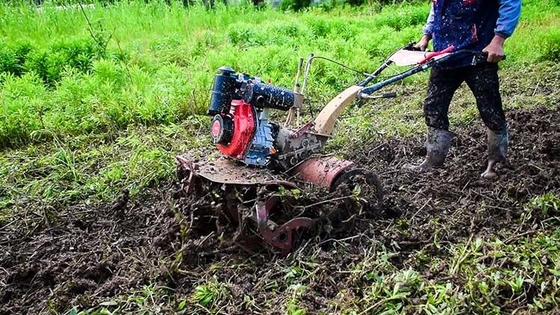 4 kW Hoog veiligheidsniveau Multi-Funktie Landbouwmachine Benzinemotor 4WD 170f Mini Tiller