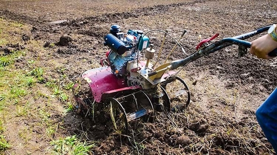 4 kW Hoog veiligheidsniveau Multi-Funktie Landbouwmachine Benzinemotor 4WD 170f Mini Tiller
