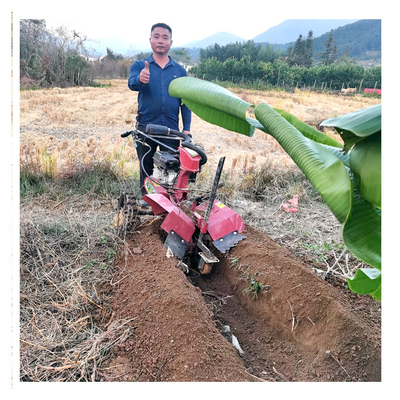 Versnellingsstructuurbeheer Mini Power Tiller met een werkbreedte van 70 cm en een benzinemotor