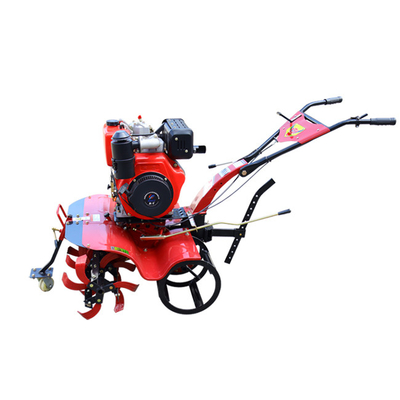 Hoog veiligheidsniveau Rotary Cultivator Gasoline Gear Structure Mini Power Tiller 7hp voor tuin