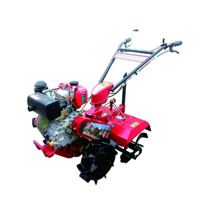 Handpush Rotary Tiller Cultivator Graver voor landbouw in bergachtige gebieden 145*62*85cm