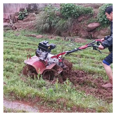 Hoog veiligheidsniveau 4WD Paddy Field Tilling Light 170F Cultivator Topkeuze voor boeren