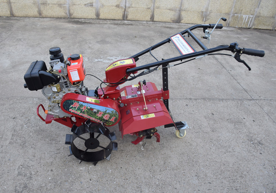 65 KG Multifunctionele Dieselmotor Tiller Cultivator voor groenten en boomgaarden Duurzaam