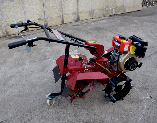 65 KG Multifunctionele Dieselmotor Tiller Cultivator voor groenten en boomgaarden Duurzaam