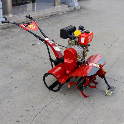 Tuinbouw landbouwmachines apparatuur Multifunktioneel verbouwersapparaat Diesel mini-roterende tiller
