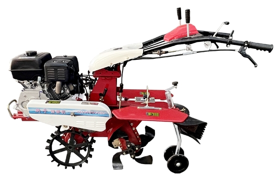 177F Gas-motor vierwielaandrijving Mini Power Tiller Cultivator voor landbouw