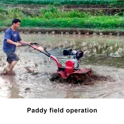 Versatile vierwielaandrijving Mini Cultivator voor rijstveld en droog land te verbouwen