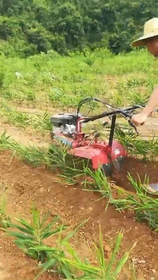 70 cm werkwijdte Gasoline Power Type Vierwielaandrijving Ditching Machine voor Orchard