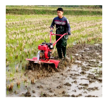 Xinniu Farm Machine Mini Power Tiller met veelzijdige benzinemotor en draaibare gereedschappen