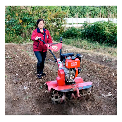 Xinniu Farm Machine Mini Power Tiller met veelzijdige benzinemotor en draaibare gereedschappen