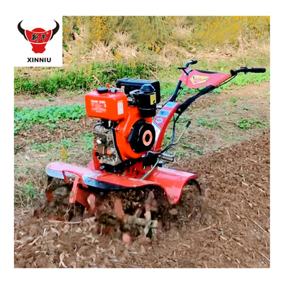 Hoge veiligheidsniveaus Handpush Short Model Mini Rotary Tiller voor landbouwgereedschappen