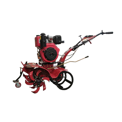 Multifunctionele vierwielaandrijving Mini Power Tiller van voor Rotary Tillage Operations