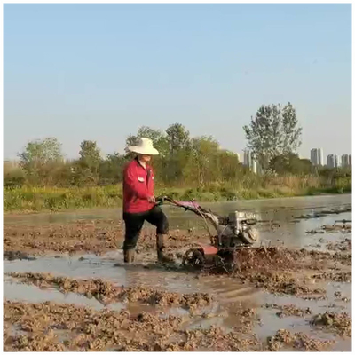 Easy Start 178F 4WD Mini Power Tiller met 4 kW benzinemotor