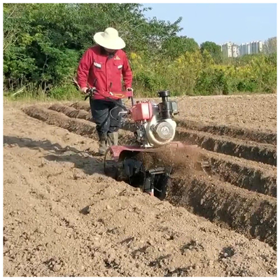 Easy Start 178F 4WD Mini Power Tiller met 4 kW benzinemotor