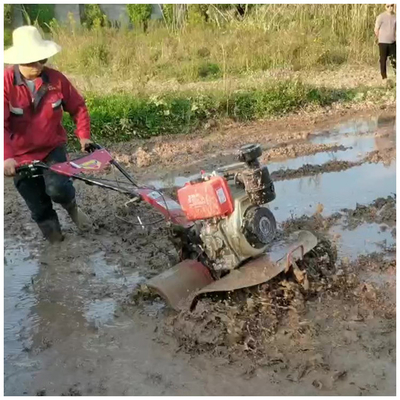 1100*1050*980mm Farm Cultivator Veiligheid Krachtig 178F/186F Dieselmotor Mini Rotary Tiller