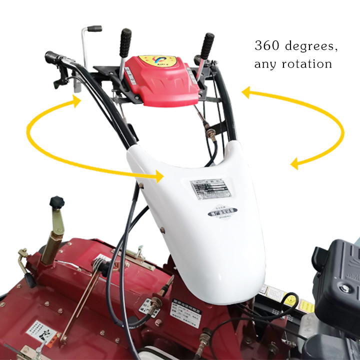 Verandering van versnellingsbakken Landbouwer Benzinemotor Handpush Mini Tiller Voor Graven