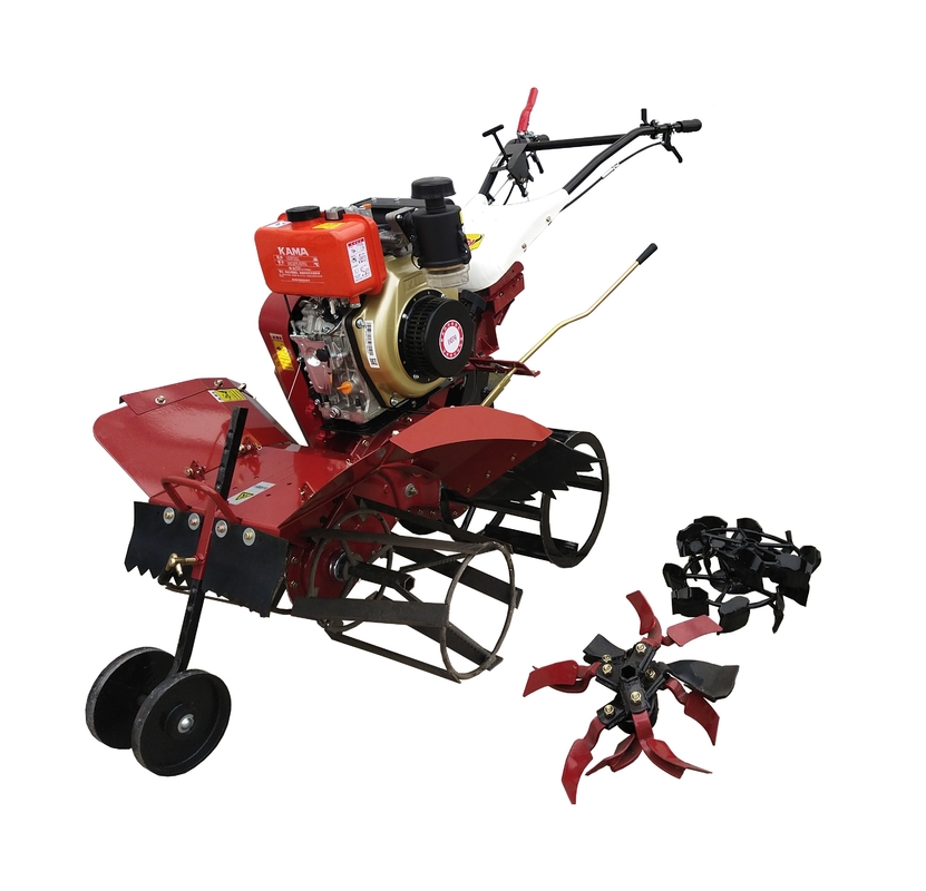 178F dieselmotor mini krachtteller cultivator voor de boerderij werkwijdte verstelbaar tot 85cm