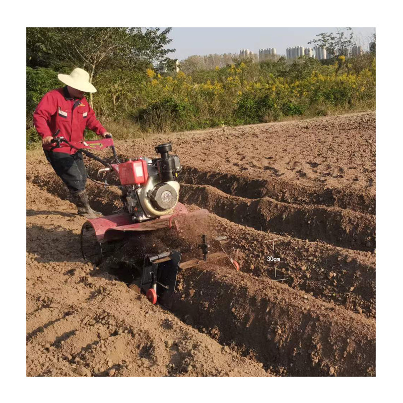 All Gear Transmission Vierwielaandrijving Gasoline Power Type Weeding Ridging Cultivator