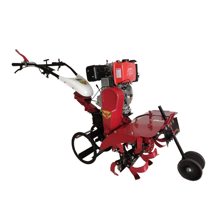 186F Dieselmotor met vierwielaandrijving Cultivator voor het intertillage en het ridgen van boomgaarden