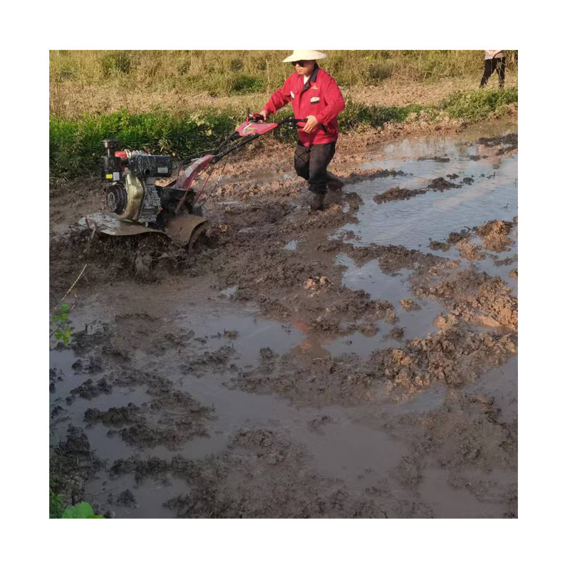 Nieuw ontworpen benzinemotor met vierwielaandrijving Mini Power Tiller Cultivator