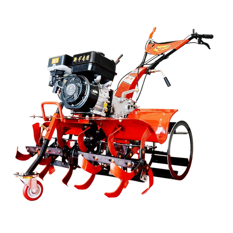 Nieuw ontworpen 170F benzine motor 4WD mini power tiller cultivator compact voor boerderij