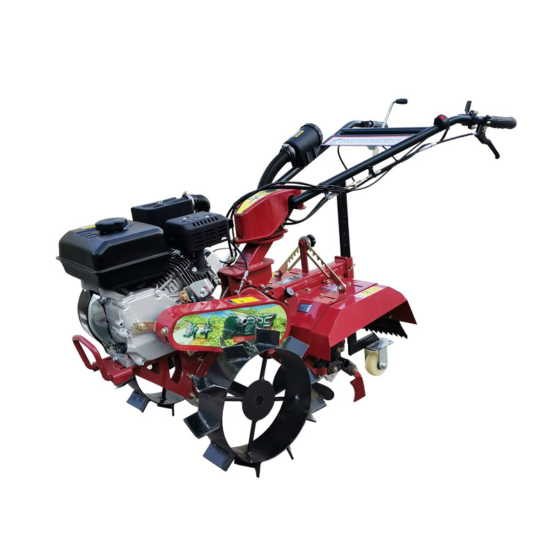 Orchard kleine tractor tiller met benzine kracht type cultivator versnellingsbak