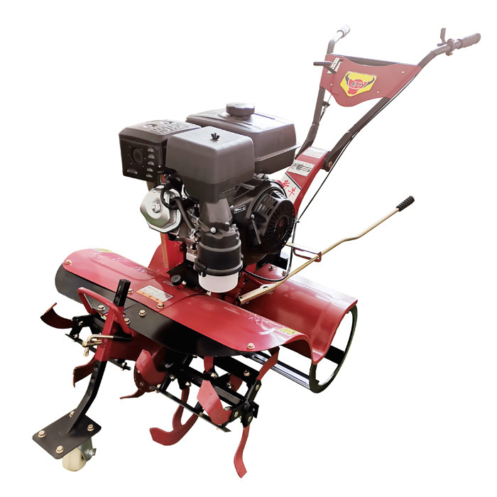 Duurzame 170F benzine motor met vierwielaandrijving landbouwcultivator voor rijstvelden en droog land 65 kg